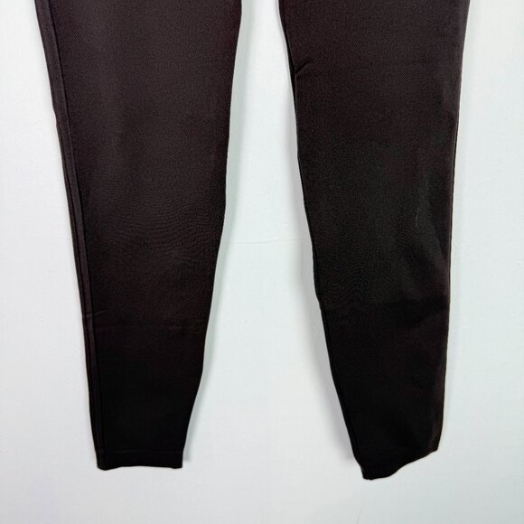 SPANX Look at Me Now Seamless Leggings High Rise Dark Brown Size Large L EUC - Picture 4 of 9